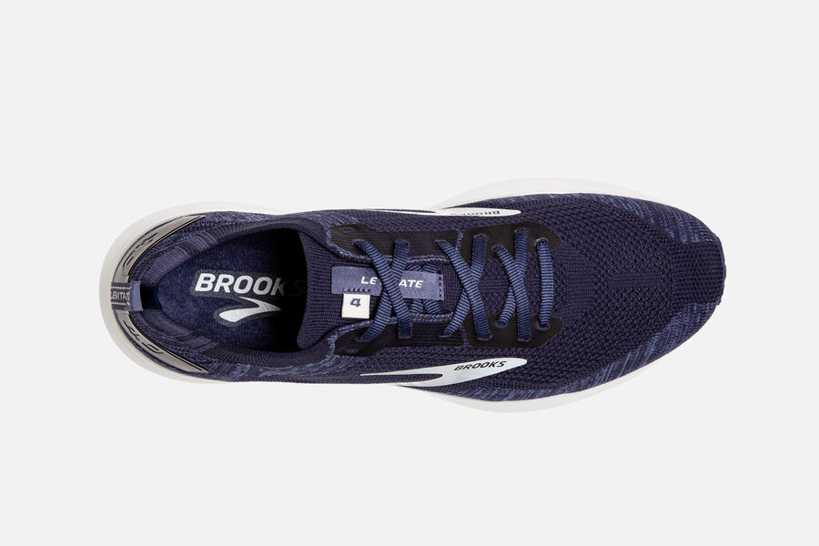 Brooks Running Shoes Mens Navy/Grey/White - Levitate 4 Road - 6318-SCGOX